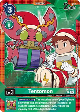 Tentomon (Winter Holiday 2023) (EX1-033) - Classic Collection Foil - Premium Digimon Single from Bandai - Just $0.13! Shop now at Game Crave Tournament Store