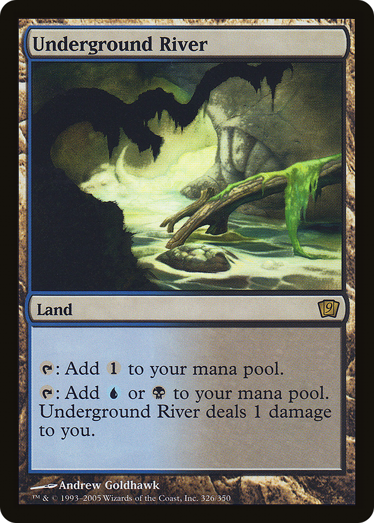 Underground River (9ED-326★) - Ninth Edition Foil - Premium MTG Single from Wizards of the Coast - Just $6.39! Shop now at Game Crave Tournament Store