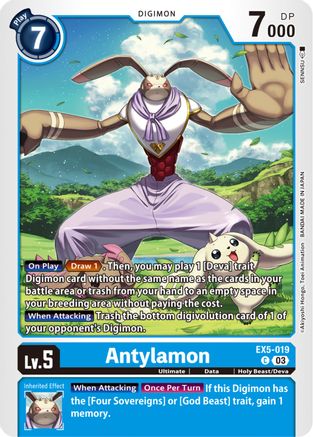 Antylamon (EX5-019) - Animal Colosseum - Premium Digimon Single from Bandai - Just $0.25! Shop now at Game Crave Tournament Store