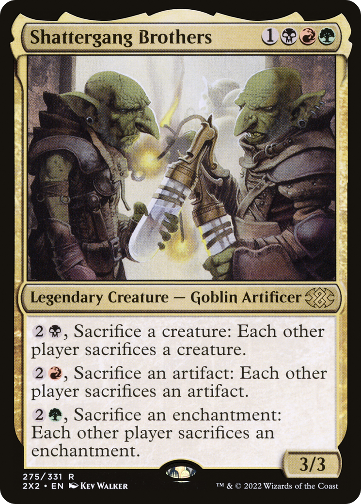 Shattergang Brothers (2X2-275) - Double Masters 2022 - Premium MTG Single from Wizards of the Coast - Just $0.08! Shop now at Game Crave Tournament Store