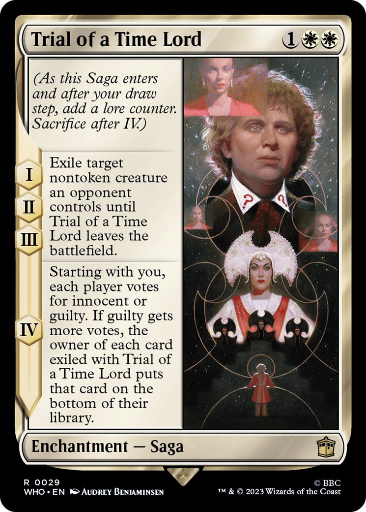 Trial of a Time Lord (WHO-029) - Doctor Who - Premium MTG Single from Wizards of the Coast - Just $0.08! Shop now at Game Crave Tournament Store
