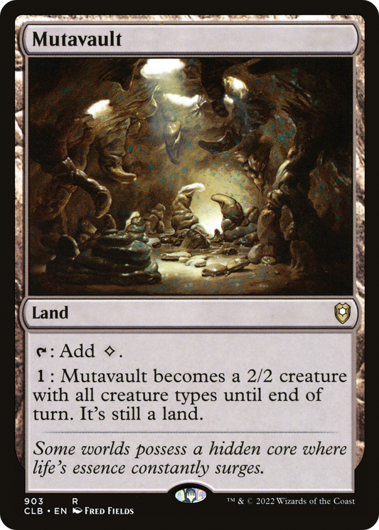 Mutavault (CLB-903) - Commander Legends: Battle for Baldur's Gate - Premium MTG Single from Wizards of the Coast - Just $1.20! Shop now at Game Crave Tournament Store