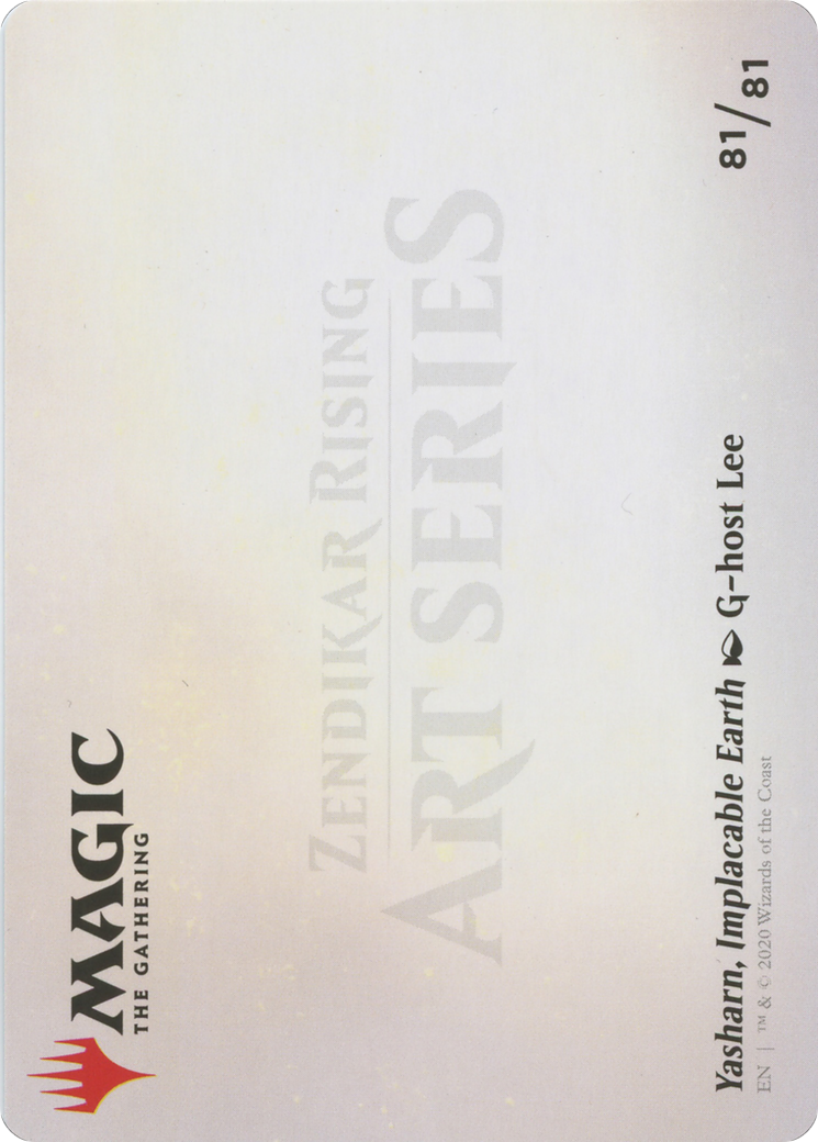 Yasharn, Implacable Earth // Yasharn, Implacable Earth (AZNR-081) - Zendikar Rising Art Series (Borderless) Foil - Premium MTG Single from Wizards of the Coast - Just $0! Shop now at Game Crave Tournament Store