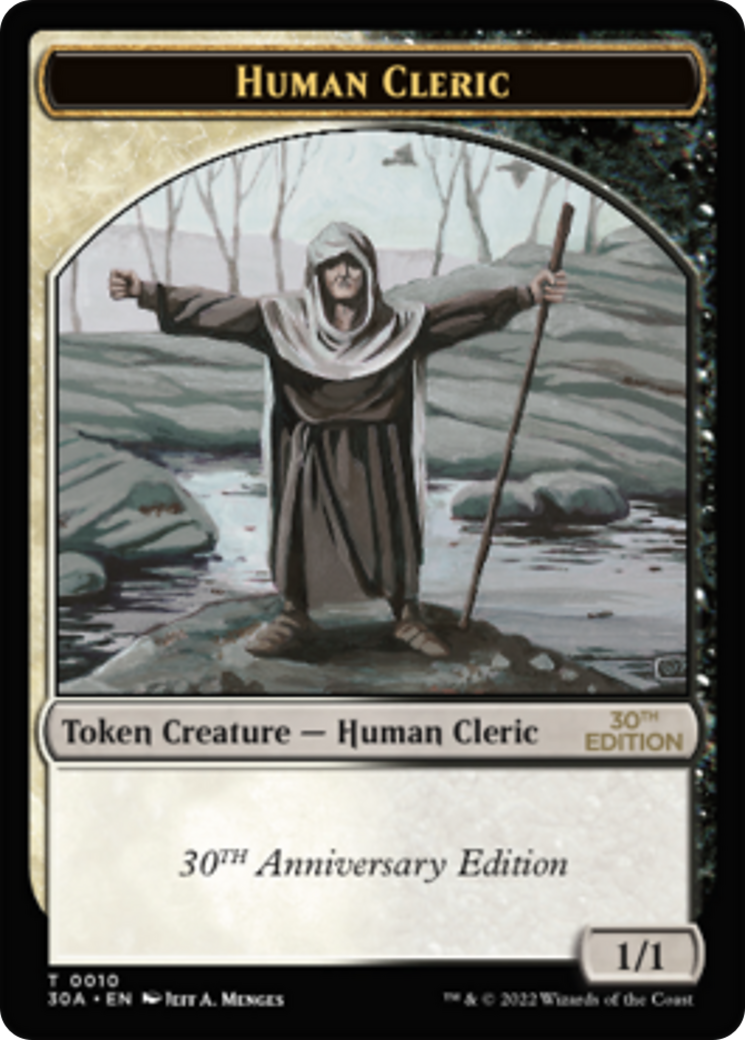 Human Cleric (T30A-010) - 30th Anniversary Tokens - Premium MTG Single from Wizards of the Coast - Just $2.49! Shop now at Game Crave Tournament Store