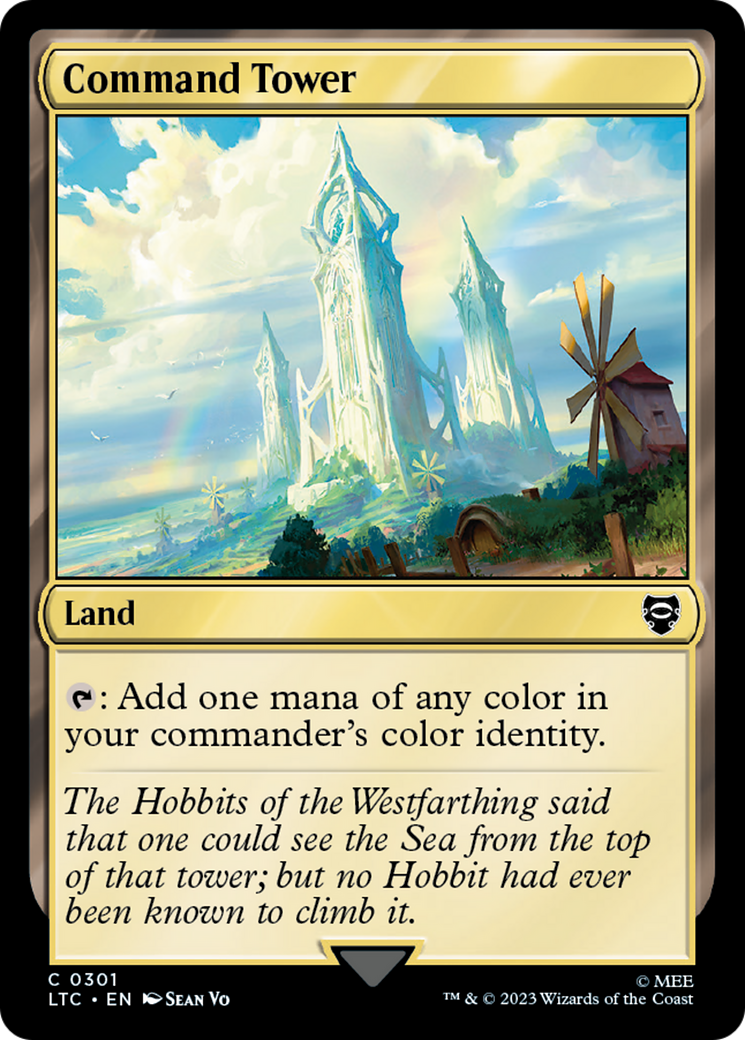 Command Tower (LTC-301) - Tales of Middle-earth Commander - Premium MTG Single from Wizards of the Coast - Just $0.25! Shop now at Game Crave Tournament Store