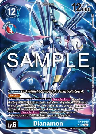 Dianamon (Alternate Art) (EX5-025) - Animal Colosseum Foil - Premium Digimon Single from Bandai - Just $8.48! Shop now at Game Crave Tournament Store