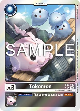Tokomon (Animal Colosseum Box Promotion Pack) (EX5-005) - Animal Colosseum Foil - Premium Digimon Single from Bandai - Just $0.26! Shop now at Game Crave Tournament Store