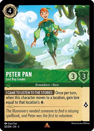 Peter Pan - Lost Boy Leader (82/204) - Into the Inklands Cold Foil - Premium Lorcana Single from Into the Inklands - Just $0.25! Shop now at Game Crave Tournament Store