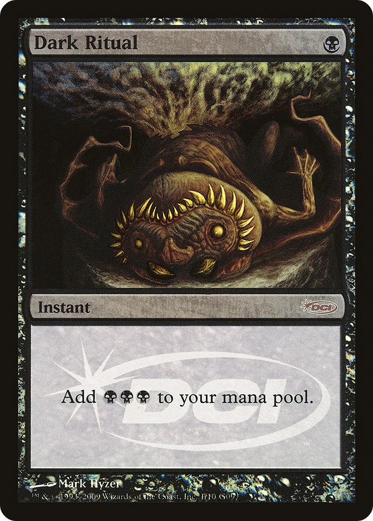Dark Ritual (G09-001) - Judge Gift Cards 2009 Foil - Premium MTG Single from Wizards of the Coast - Just $118.48! Shop now at Game Crave Tournament Store