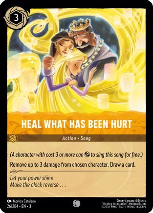 Heal What Has Been Hurt (26/204) - Into the Inklands - Premium Lorcana Single from Into the Inklands - Just $0.25! Shop now at Game Crave Tournament Store