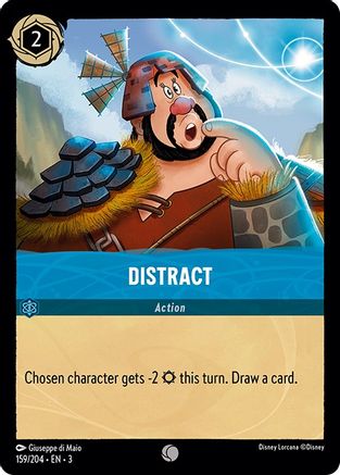 Distract (159/204) - Into the Inklands Cold Foil - Premium Lorcana Single from Into the Inklands - Just $0.25! Shop now at Game Crave Tournament Store