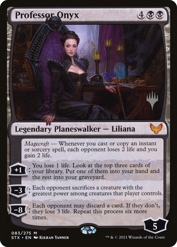 Professor Onyx (PSTX-83P) - Strixhaven: School of Mages Promos Foil - Premium MTG Single from Wizards of the Coast - Just $1.55! Shop now at Game Crave Tournament Store