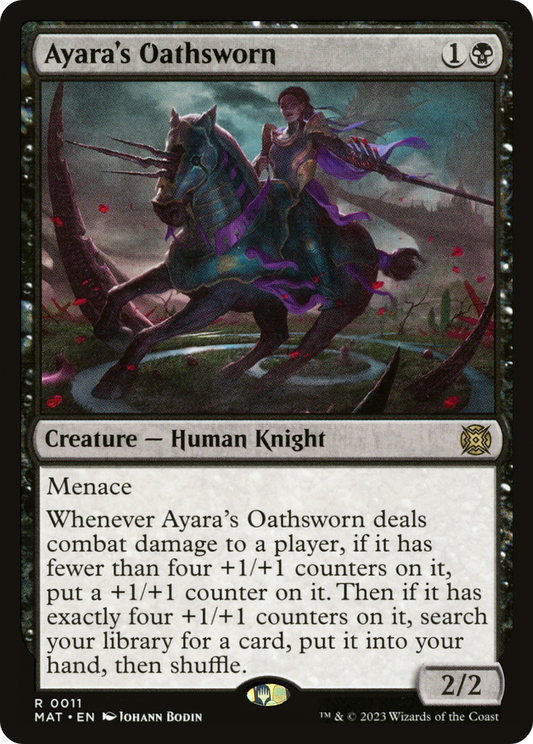 Ayara's Oathsworn (MAT-011) - March of the Machine: The Aftermath Foil - Premium MTG Single from Wizards of the Coast - Just $0.12! Shop now at Game Crave Tournament Store
