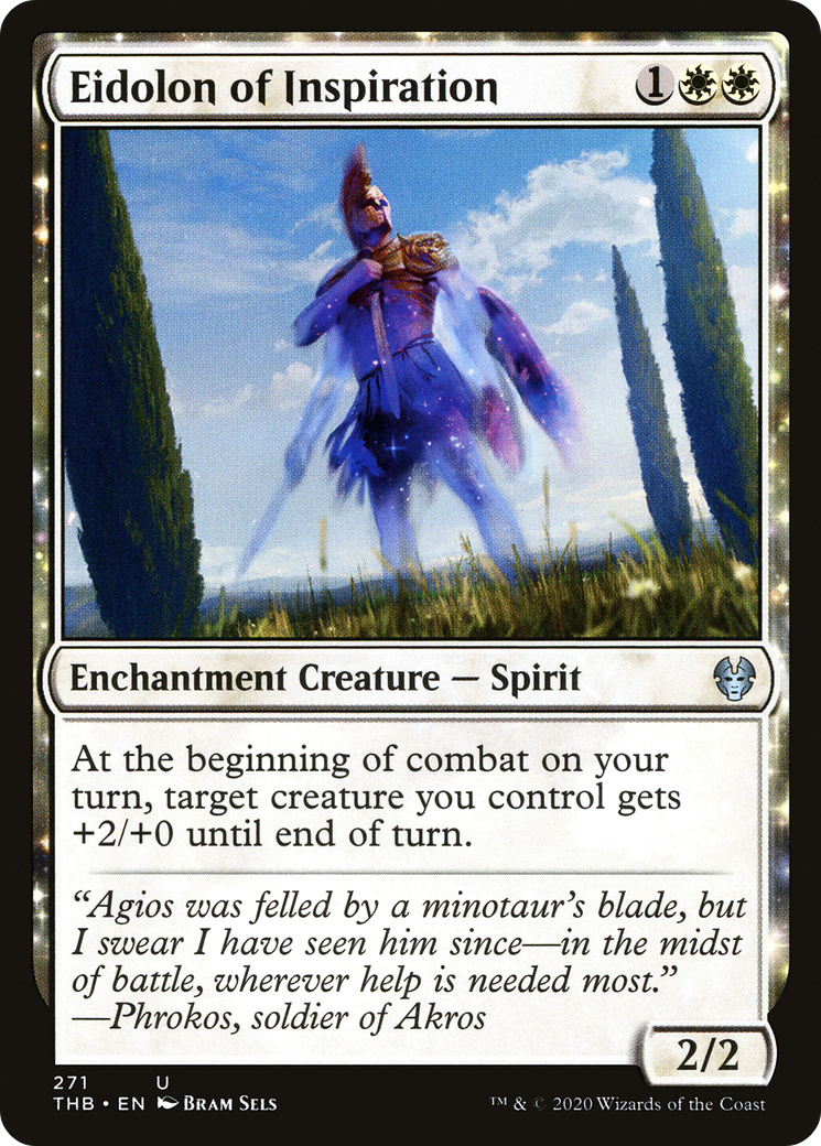 Eidolon of Inspiration (THB-271) - Theros Beyond Death: (nyxtouched) - Premium MTG Single from Wizards of the Coast - Just $0.08! Shop now at Game Crave Tournament Store