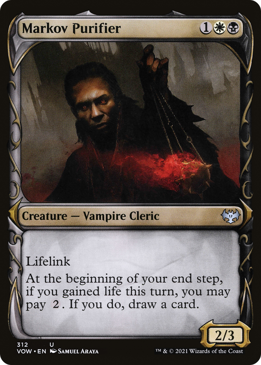 Markov Purifier (VOW-312) - Innistrad: Crimson Vow: (Showcase) - Premium MTG Single from Wizards of the Coast - Just $0.08! Shop now at Game Crave Tournament Store