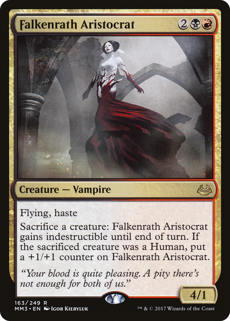 Falkenrath Aristocrat (MM3-163) - Modern Masters 2017 - Premium MTG Single from Wizards of the Coast - Just $0.08! Shop now at Game Crave Tournament Store