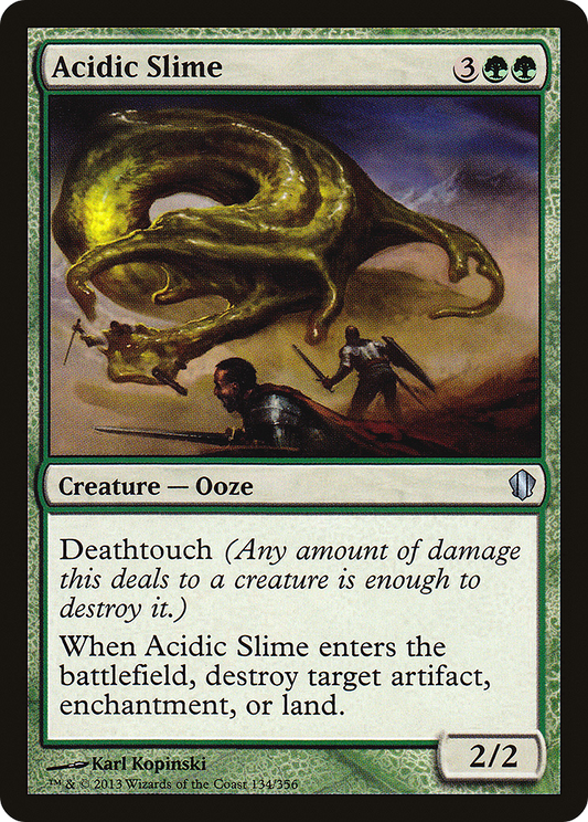 Acidic Slime (C13-134) - Commander 2013 - Premium MTG Single from Wizards of the Coast - Just $0.08! Shop now at Game Crave Tournament Store
