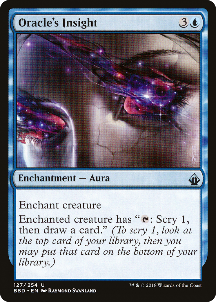 Oracle's Insight (BBD-127) - Battlebond Foil - Premium MTG Single from Wizards of the Coast - Just $0.10! Shop now at Game Crave Tournament Store