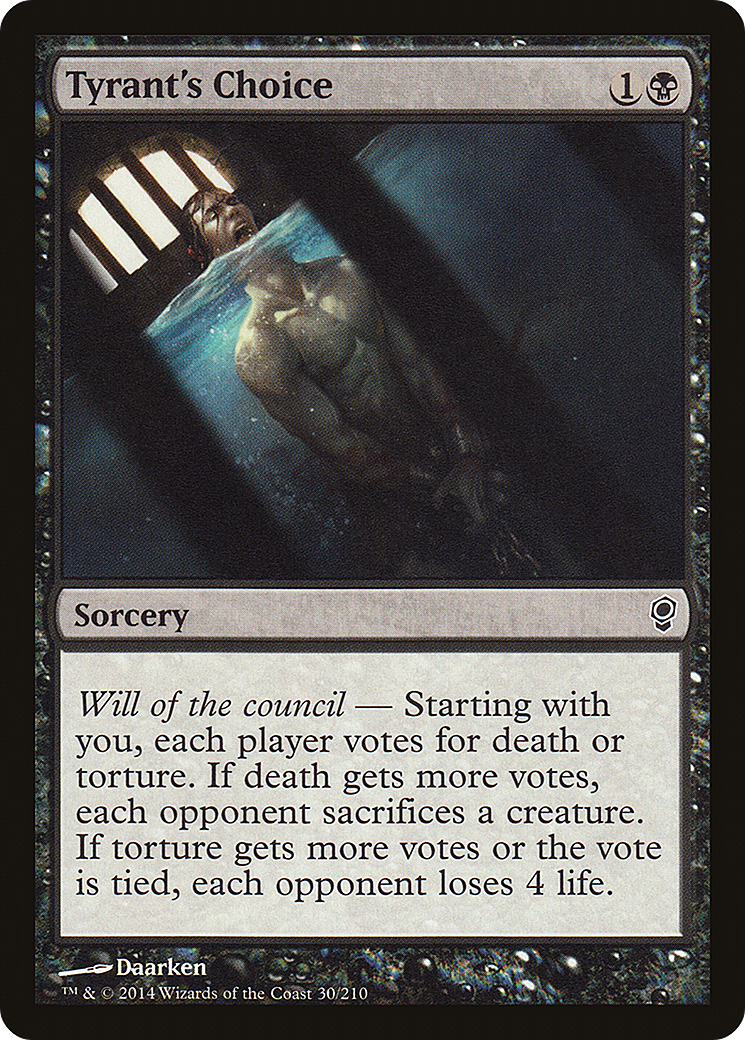 Tyrant's Choice (CNS-030) - Conspiracy Foil - Premium MTG Single from Wizards of the Coast - Just $1.32! Shop now at Game Crave Tournament Store