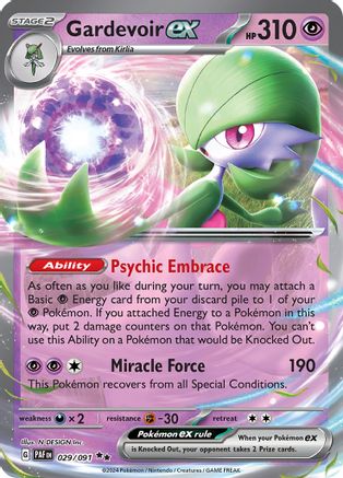 Gardevoir ex 29 - SV Paldean Fates Holofoil - Premium Pokemon Single from Nintendo - Just $0.50! Shop now at Game Crave Tournament Store