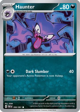 Haunter 56 - SV Paldean Fates - Premium Pokemon Single from Nintendo - Just $0.25! Shop now at Game Crave Tournament Store