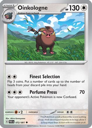 Oinkologne 72 - SV Paldean Fates - Premium Pokemon Single from Nintendo - Just $0.25! Shop now at Game Crave Tournament Store