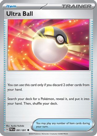 Ultra Ball 91 - SV Paldean Fates - Premium Pokemon Single from Nintendo - Just $0.25! Shop now at Game Crave Tournament Store