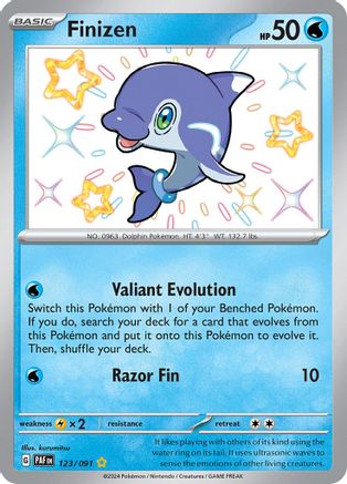 Finizen 123 - SV Paldean Fates Holofoil - Premium Pokemon Single from Nintendo - Just $2.50! Shop now at Game Crave Tournament Store