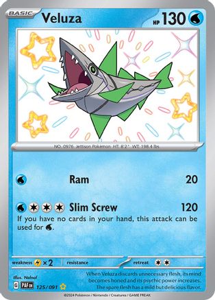 Veluza 125 - SV Paldean Fates Holofoil - Premium Pokemon Single from Nintendo - Just $1.57! Shop now at Game Crave Tournament Store