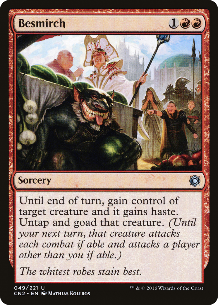 Besmirch (CN2-049) - Conspiracy: Take the Crown - Premium MTG Single from Wizards of the Coast - Just $0.10! Shop now at Game Crave Tournament Store