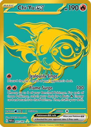 Chi-Yu ex 241 - SV Paldean Fates Holofoil - Premium Pokemon Single from Nintendo - Just $6.38! Shop now at Game Crave Tournament Store