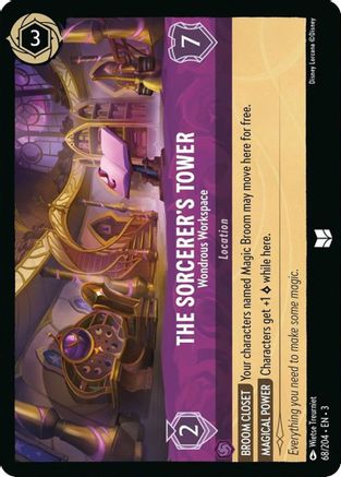 The Sorcerer's Tower - Wondrous Workspace (68/204) - Into the Inklands Cold Foil - Premium Lorcana Single from Into the Inklands - Just $0.66! Shop now at Game Crave Tournament Store