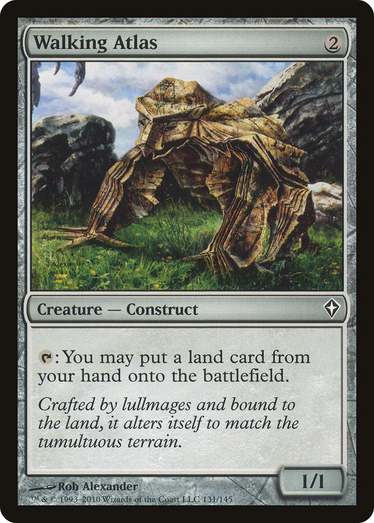 Walking Atlas (WWK-131) - Worldwake Foil - Premium MTG Single from Wizards of the Coast - Just $4.07! Shop now at Game Crave Tournament Store