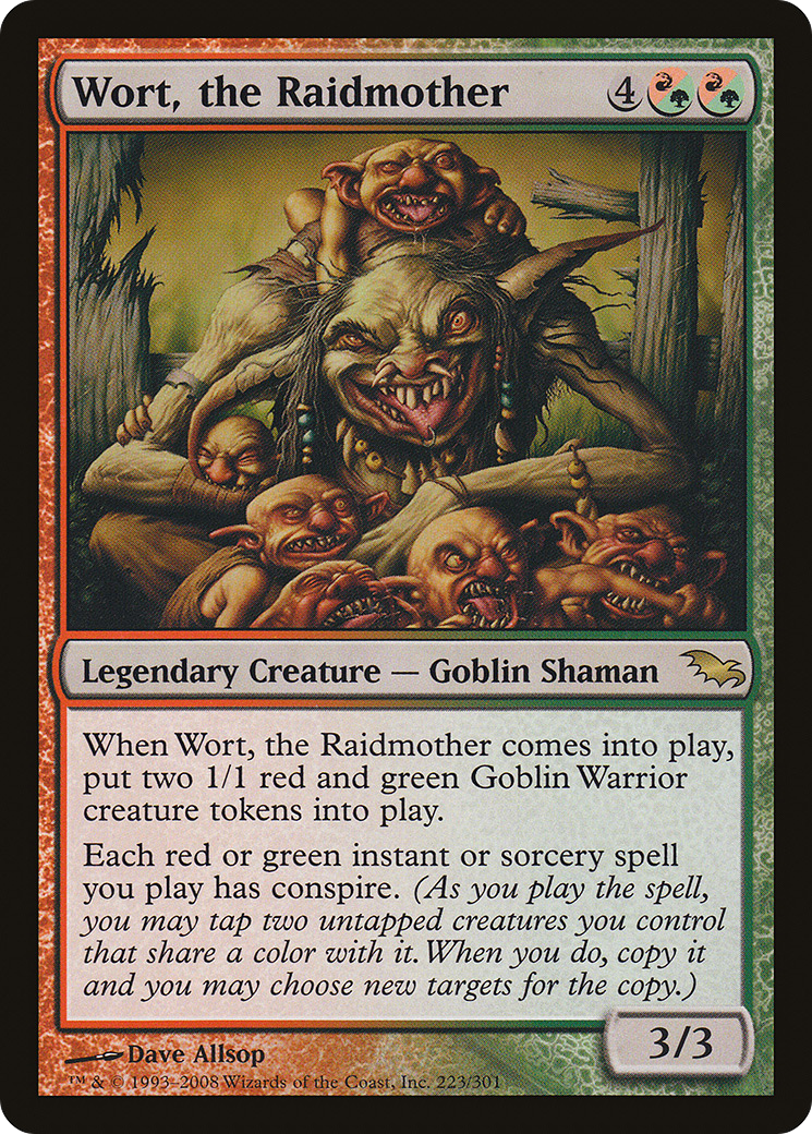 Wort, the Raidmother (SHM-223) - Shadowmoor - Premium MTG Single from Wizards of the Coast - Just $0.19! Shop now at Game Crave Tournament Store