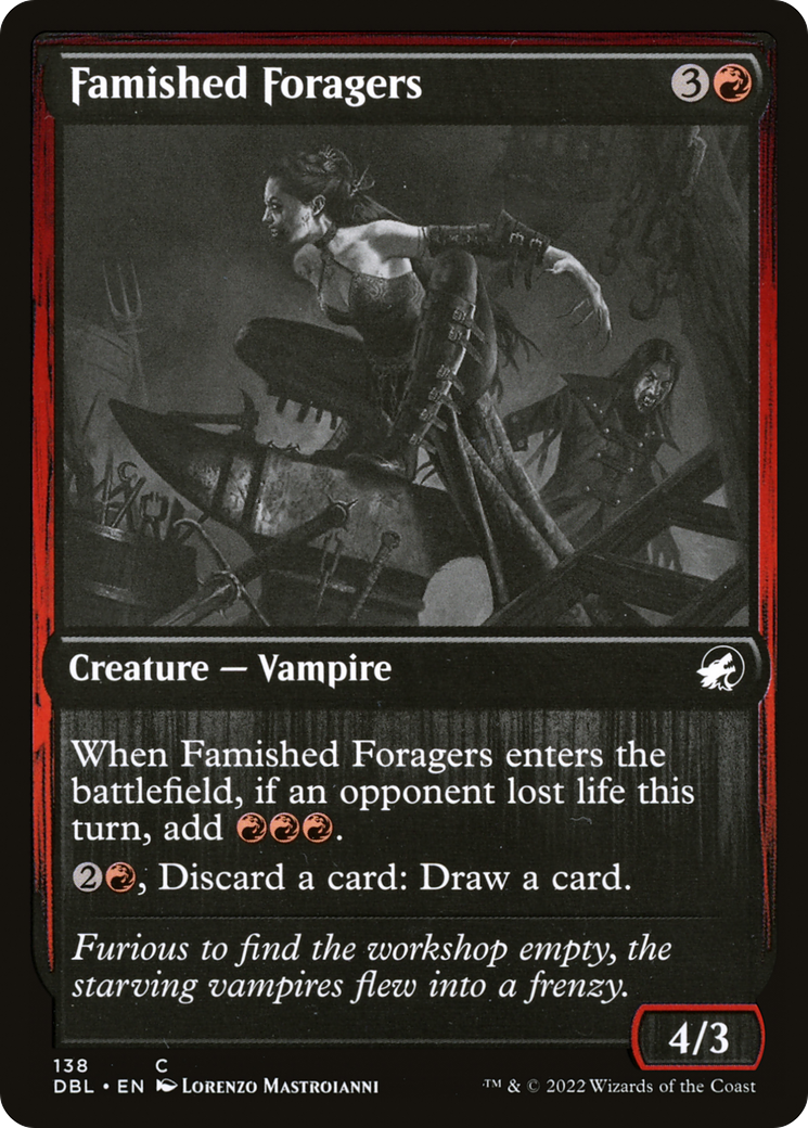 Famished Foragers (DBL-138) - Innistrad: Double Feature Foil - Premium MTG Single from Wizards of the Coast - Just $0.08! Shop now at Game Crave Tournament Store