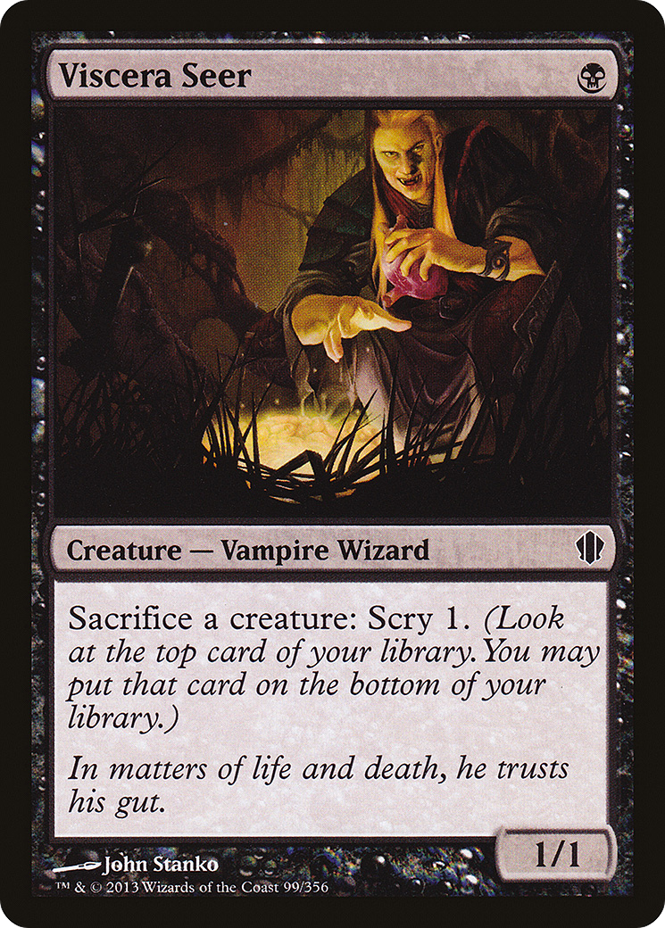 Viscera Seer (C13-099) - Commander 2013 - Premium MTG Single from Wizards of the Coast - Just $0.14! Shop now at Game Crave Tournament Store