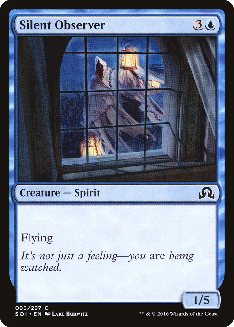 Silent Observer (SOI-086) - Shadows over Innistrad - Premium MTG Single from Wizards of the Coast - Just $0.25! Shop now at Game Crave Tournament Store