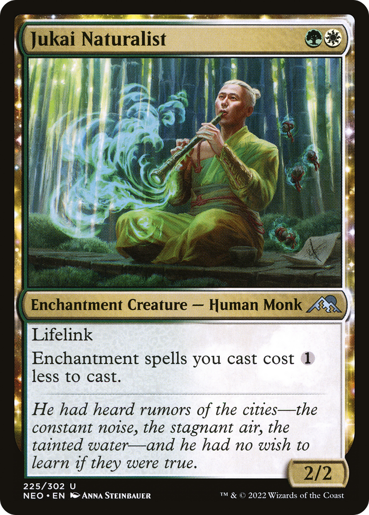 Jukai Naturalist (NEO-225) - Kamigawa: Neon Dynasty - Premium MTG Single from Wizards of the Coast - Just $0.08! Shop now at Game Crave Tournament Store