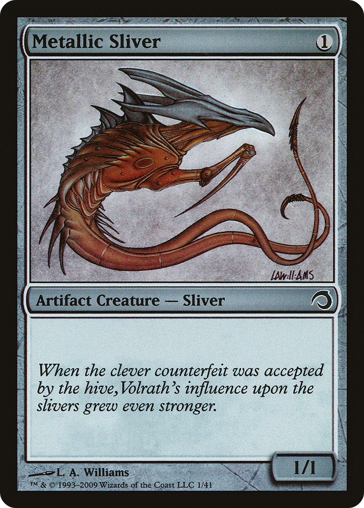 Metallic Sliver (H09-001) - Premium Deck Series: Slivers Foil - Premium MTG Single from Wizards of the Coast - Just $0.11! Shop now at Game Crave Tournament Store
