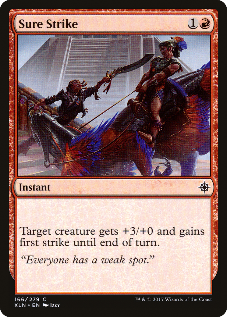 Sure Strike (XLN-166) - Ixalan Foil - Premium MTG Single from Wizards of the Coast - Just $0.08! Shop now at Game Crave Tournament Store