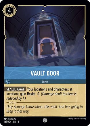 Vault Door (167/204) - Into the Inklands Cold Foil - Premium Lorcana Single from Into the Inklands - Just $0.26! Shop now at Game Crave Tournament Store