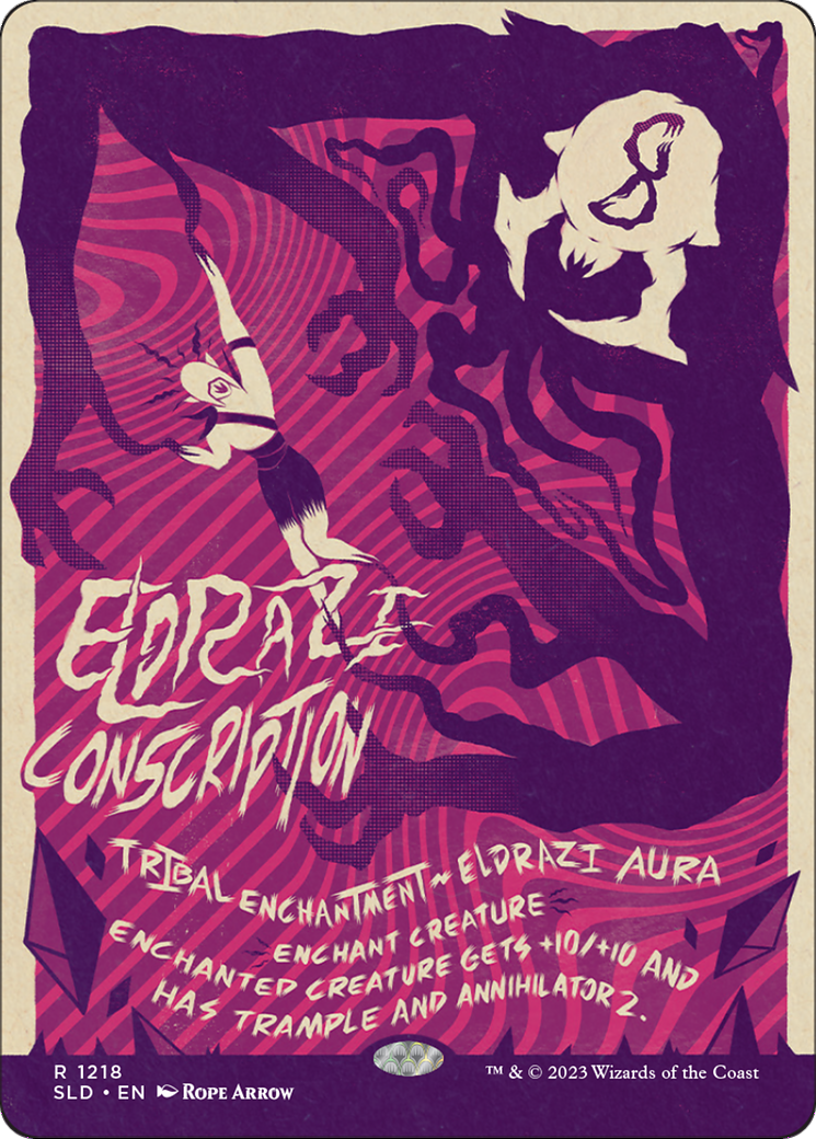 Eldrazi Conscription (SLD-1218) - Secret Lair Drop (Borderless) - Premium MTG Single from Wizards of the Coast - Just $3.64! Shop now at Game Crave Tournament Store