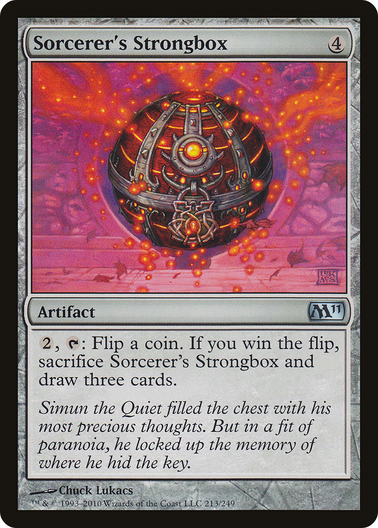 Sorcerer's Strongbox (M11-213) - Magic 2011 - Premium MTG Single from Wizards of the Coast - Just $0.08! Shop now at Game Crave Tournament Store
