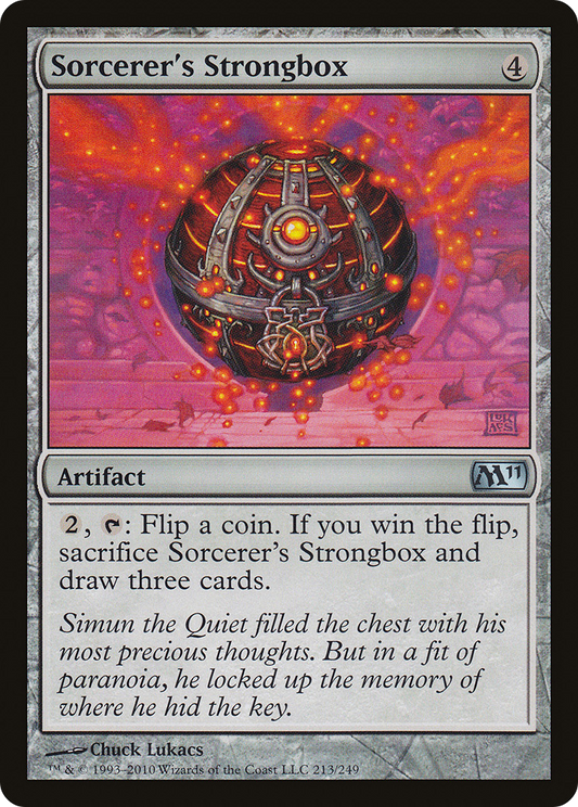 Sorcerer's Strongbox (M11-213) - Magic 2011 - Premium MTG Single from Wizards of the Coast - Just $0.08! Shop now at Game Crave Tournament Store
