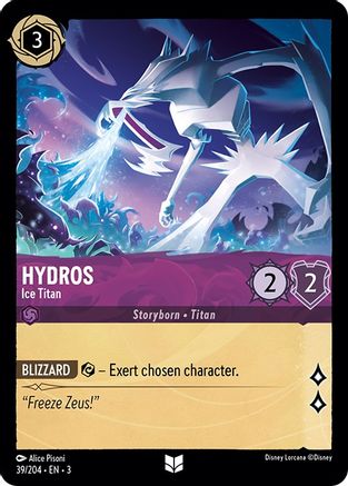 Hydros - Ice Titan (39/204) - Into the Inklands Cold Foil - Premium Lorcana Single from Into the Inklands - Just $0.25! Shop now at Game Crave Tournament Store