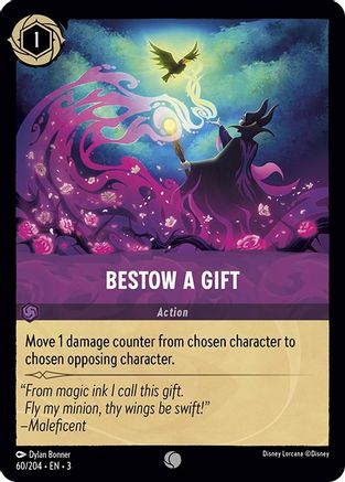 Bestow a Gift (60/204) - Into the Inklands - Premium Lorcana Single from Into the Inklands - Just $0.25! Shop now at Game Crave Tournament Store