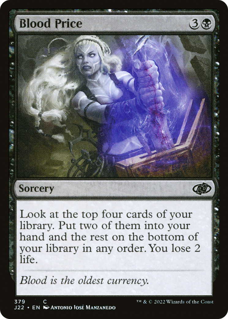 Blood Price (J22-379) - Jumpstart 2022 - Premium MTG Single from Wizards of the Coast - Just $0.25! Shop now at Game Crave Tournament Store