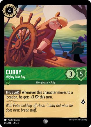 Cubby - Mighty Lost Boy (69/204) - Into the Inklands Cold Foil - Premium Lorcana Single from Into the Inklands - Just $0.25! Shop now at Game Crave Tournament Store