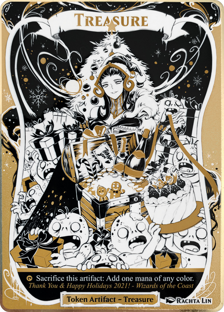 Treasure (HHO-21★) - Happy Holidays: (Full Art) Foil - Premium MTG Single from Wizards of the Coast - Just $0! Shop now at Game Crave Tournament Store