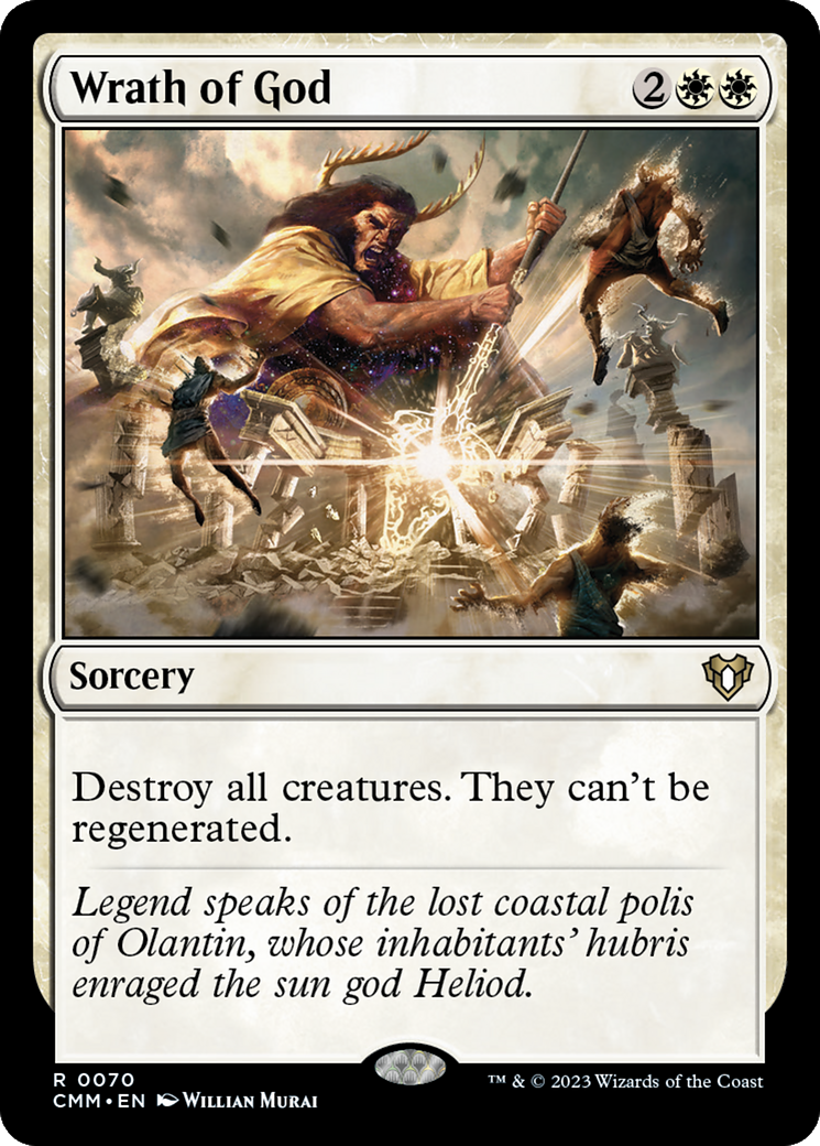 Wrath of God (CMM-070) - Commander Masters - Premium MTG Single from Wizards of the Coast - Just $0.64! Shop now at Game Crave Tournament Store
